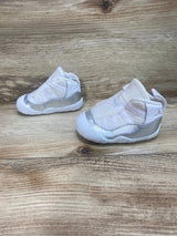 Air Jordan 11 Retro TD 'Metallic Silver' Sneakers sz 3c