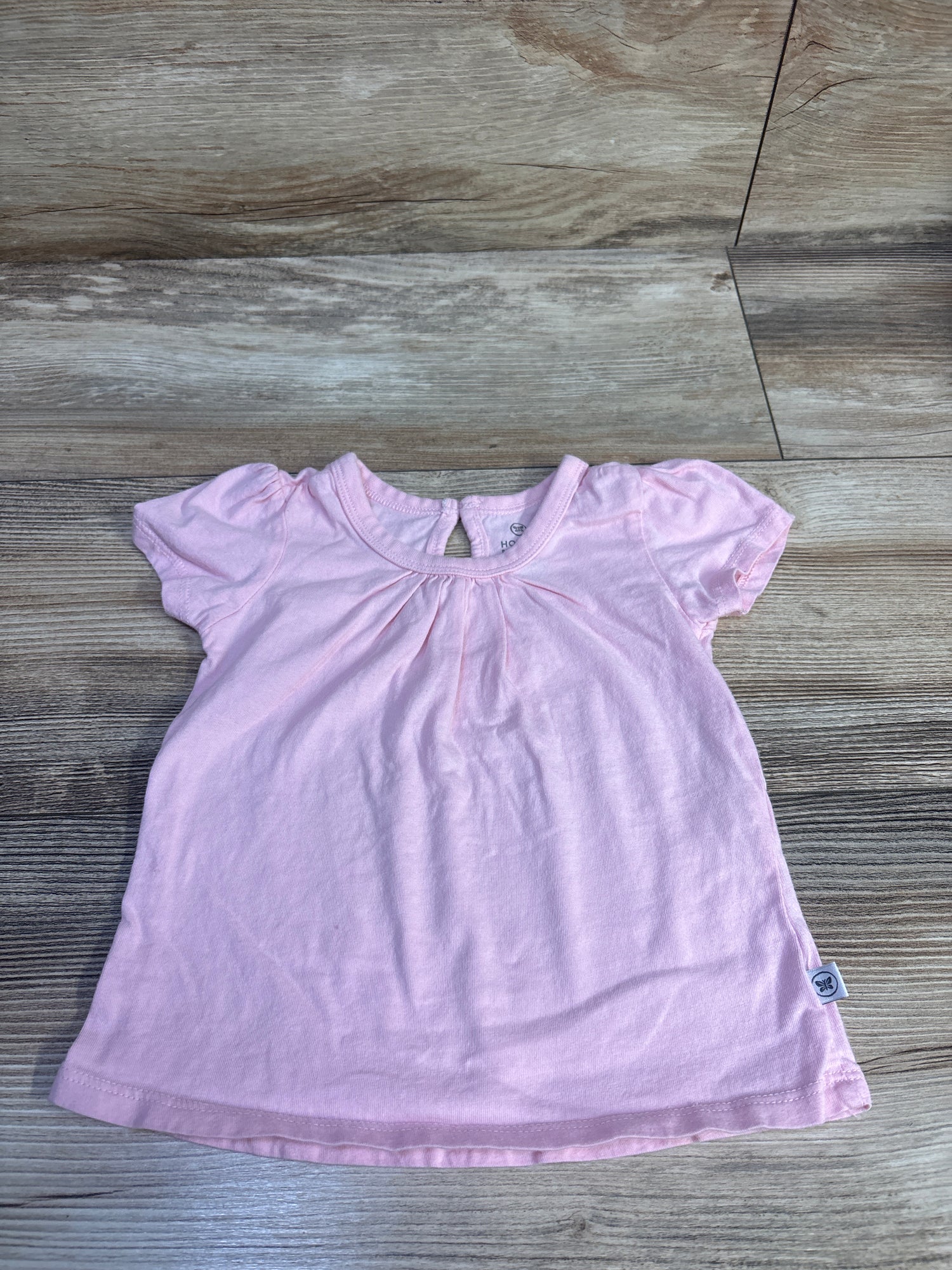 Honest Baby Solid Shirt Pink sz 12m