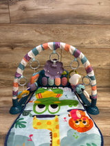 dearlomum Baby Play Mat Baby Gym with Kick & Play Piano, Blue