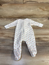 Tres Beau et Belle Floral Sleeper White sz 0-3m