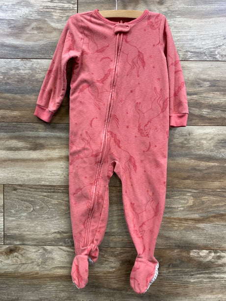 Carter's Unicorn Blanket Sleeper Pink sz 2T - Me n Mommy To Be