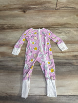 Little Sleepies Breakfast Buddies Zippy Pink sz 3-6m