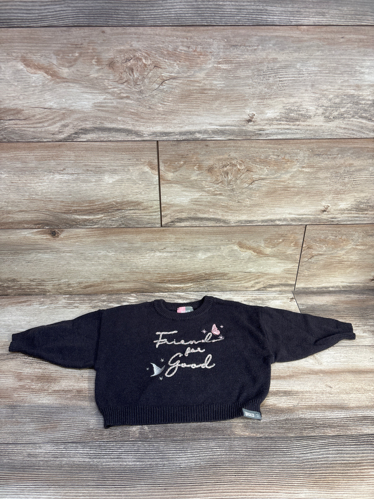 Modern Moments x Wicked Affirmation Sweater Grey sz 12m