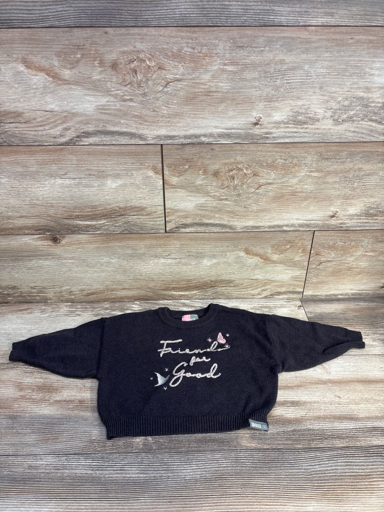 Modern Moments x Wicked Affirmation Sweater Grey sz 12m