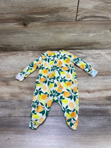 Old Navy Citrus Print Sleeper Cream sz Newborn