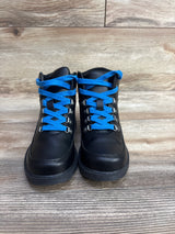 Baby Gap Lace-Up Boots w/ Blue Laces Black sz 12c