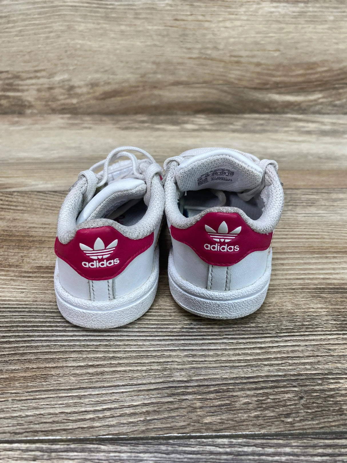 Adidas Superstar Sneakers White/Pink sz 5c