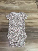Child Of Mine Floral Bodysuit White sz Preemie