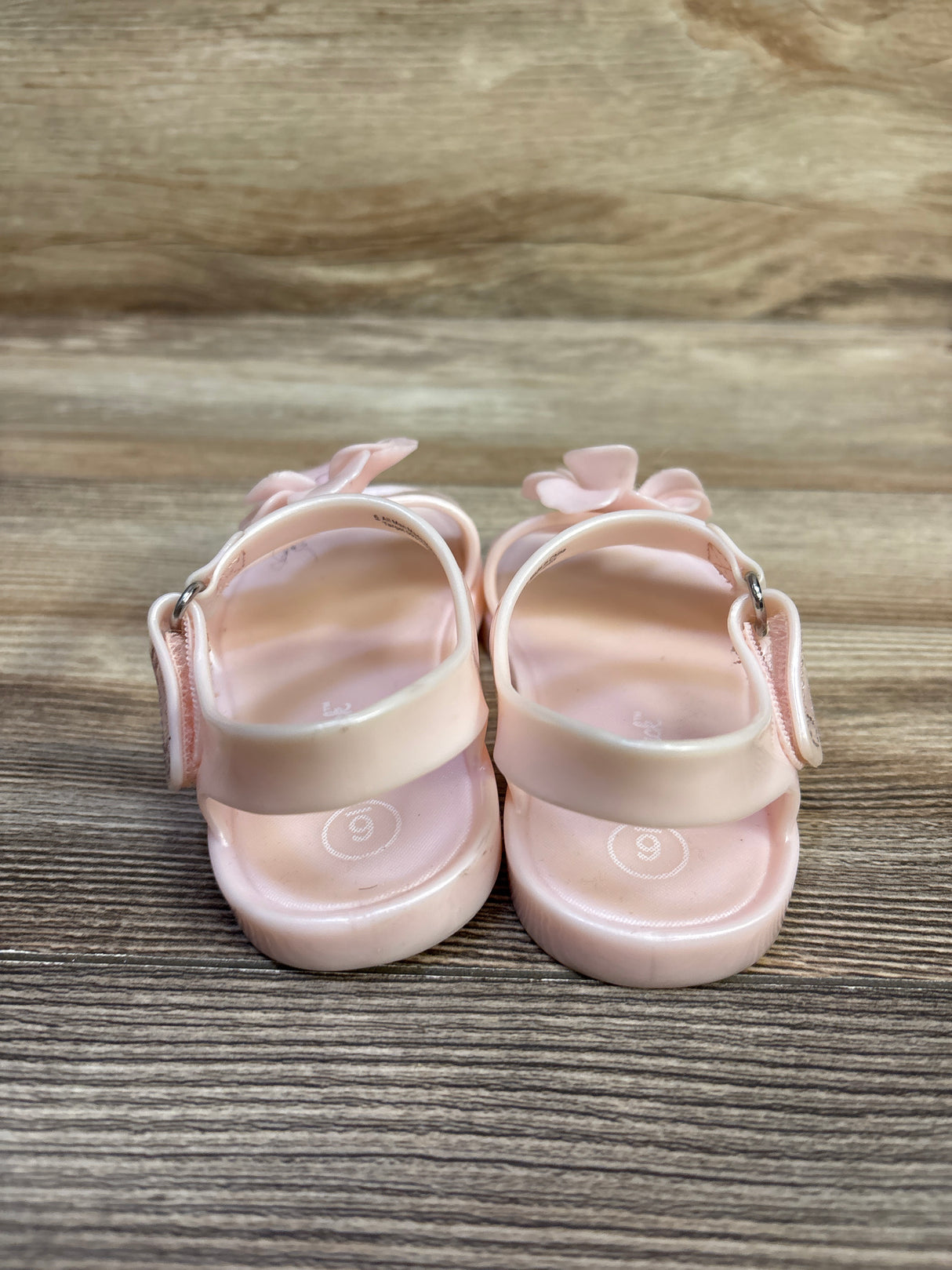 Cat & Jack Jelly Flower Sandal Pink sz 6c