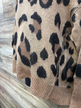 Motherhood Maternity Leopard Print Sweater Brown sz Medium - Me n Mommy To Be