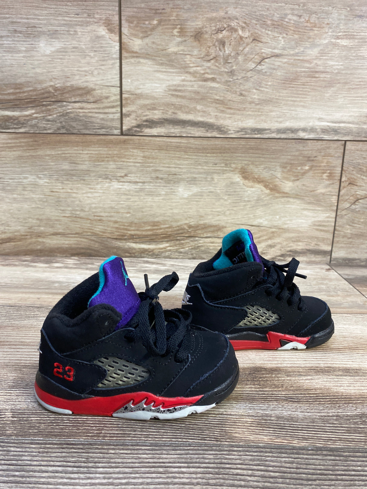 Air Jordan 5 Retro TD 'Top 3' Sneakers, Black sz 5c