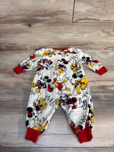 Disney Velour Mickey Mouse Macy's Balloon Sleeper Cream sz 12m