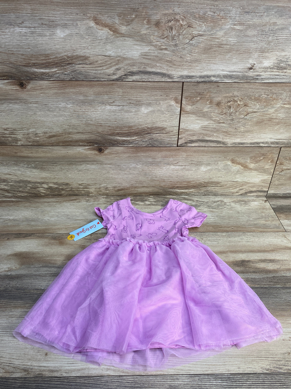 NEW Cat & Jack Bunny Tulle Dress Purple sz 3T