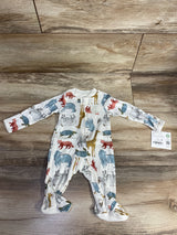 NEW Little Planet Animal Sleeper White sz Newborn