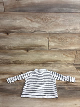 Ralph Lauren Striped Half-Zip Sweater White sz 12m