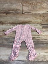 Little Me Bamboo Ruffle Sleeper Pink sz 6m