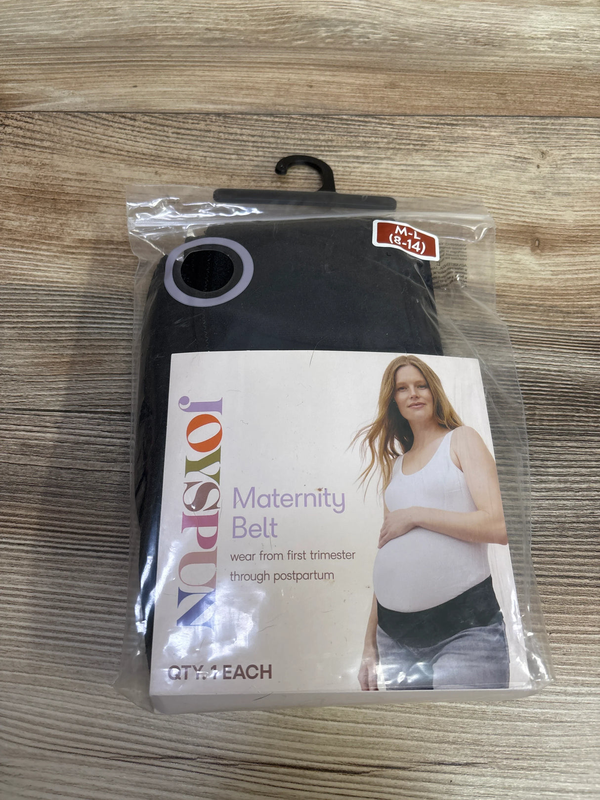 NEW Joyspun Maternity Belt Black sz Medium/Large