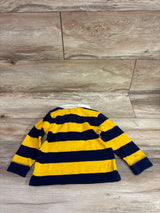 Cat & Jack Striped Polo Shirt Yellow sz 18m