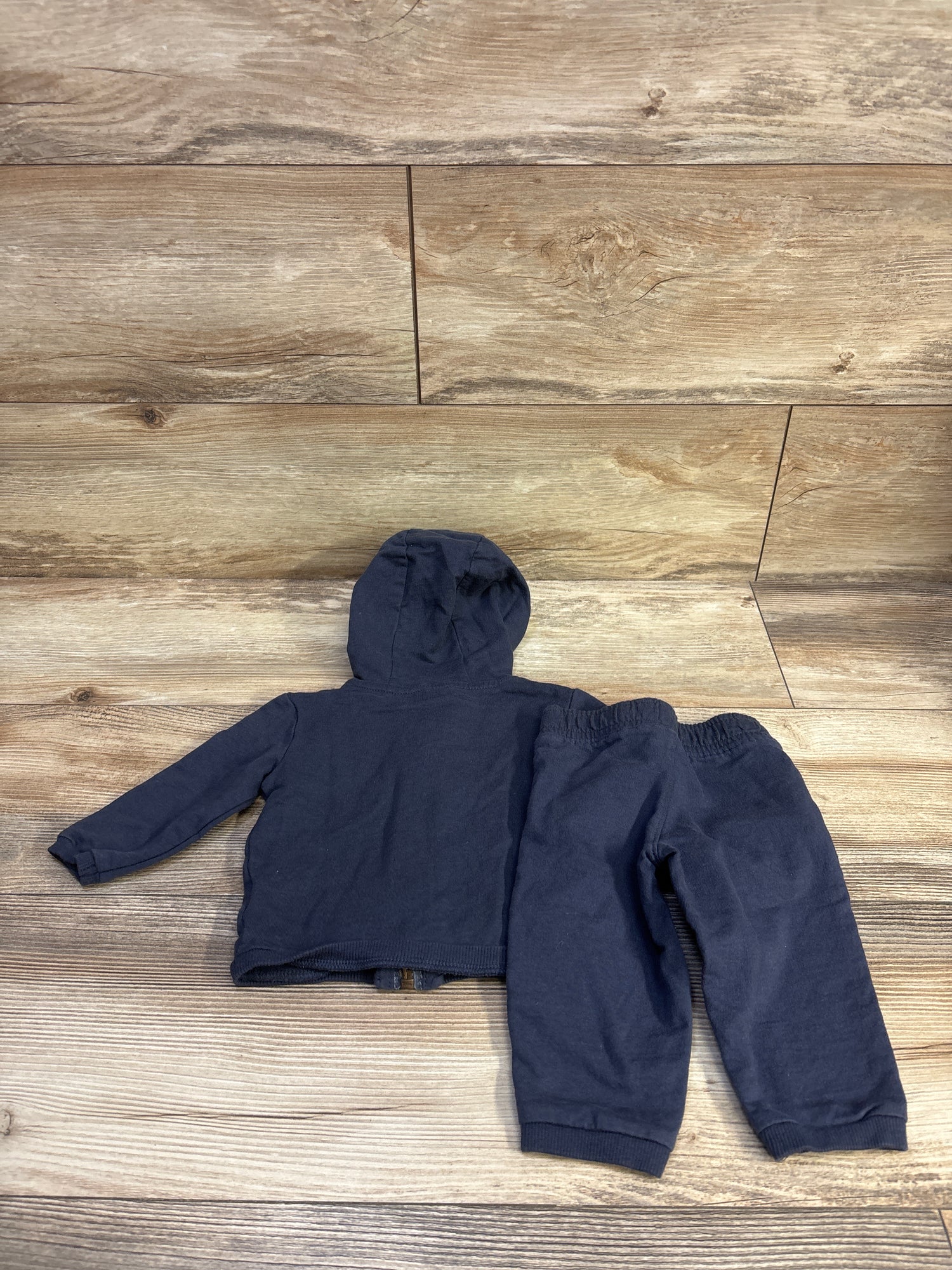 Carter's 2pc Zip-Up Jacket & Pants Set Blue sz 6m