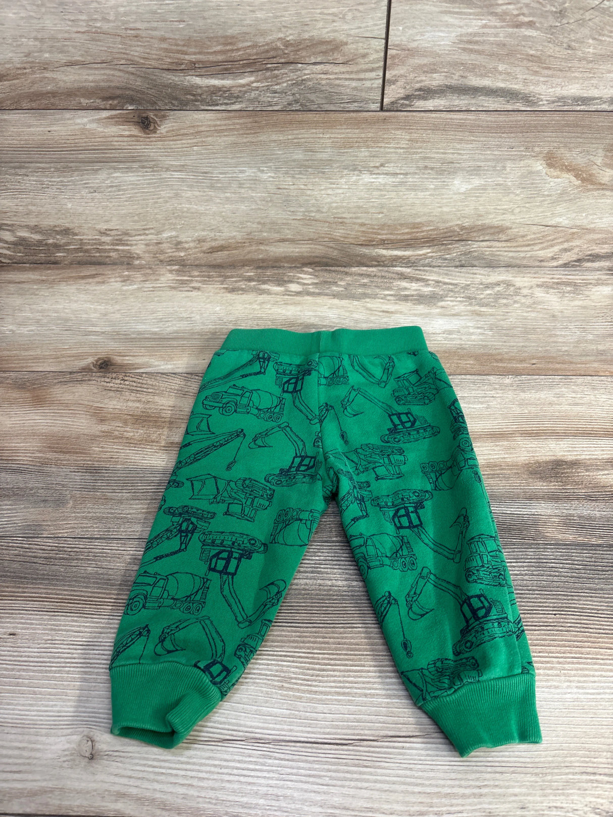 Baby Gap Excavator Drawstring Joggers Green sz 12-18m