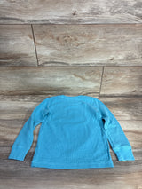 Disney x Jumping Beans Waffle Knit Mickey Mouse Shirt Blue sz 3T