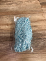 NEW 9" Easter Basket with Blue Gingham Lining & Blue Grass