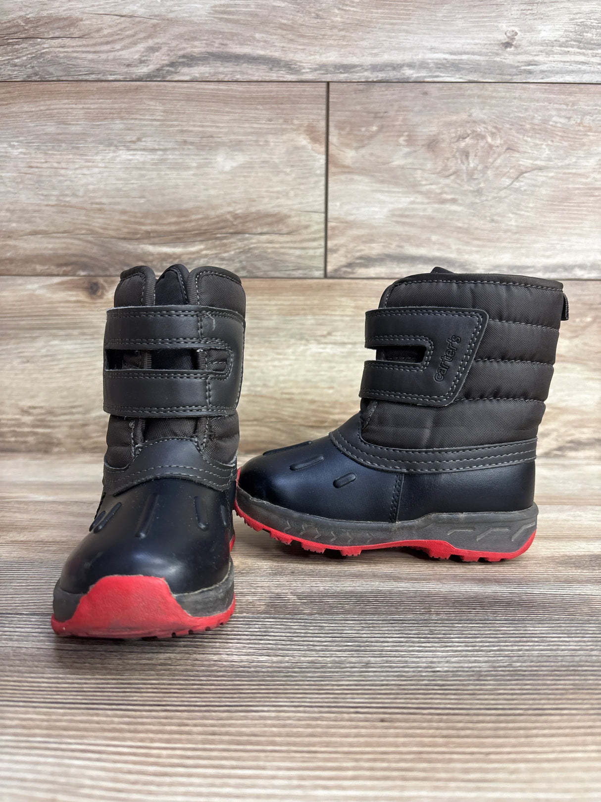 Carter's Light Up Snow Boots Grey sz 9c