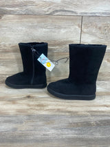 NEW Cat & Jack Natalia Tall Shearling Style Boots Black sz 1Y