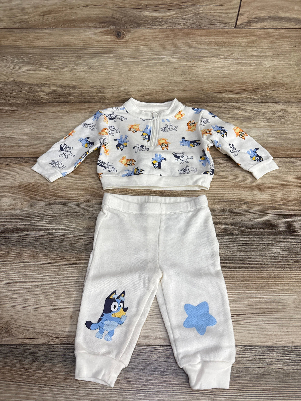 Bluey 2pc Jacket White sz 3-6m