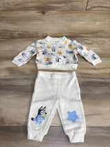 Bluey 2pc Jacket White sz 3-6m