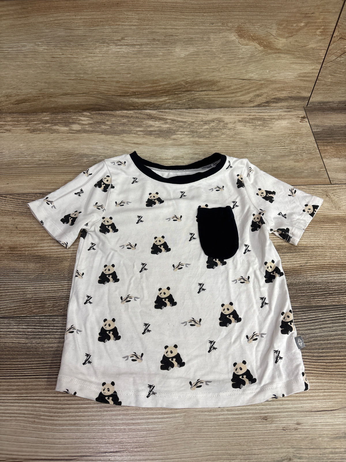 Kyte Baby Bamboo Panda Shirt White sz 2T