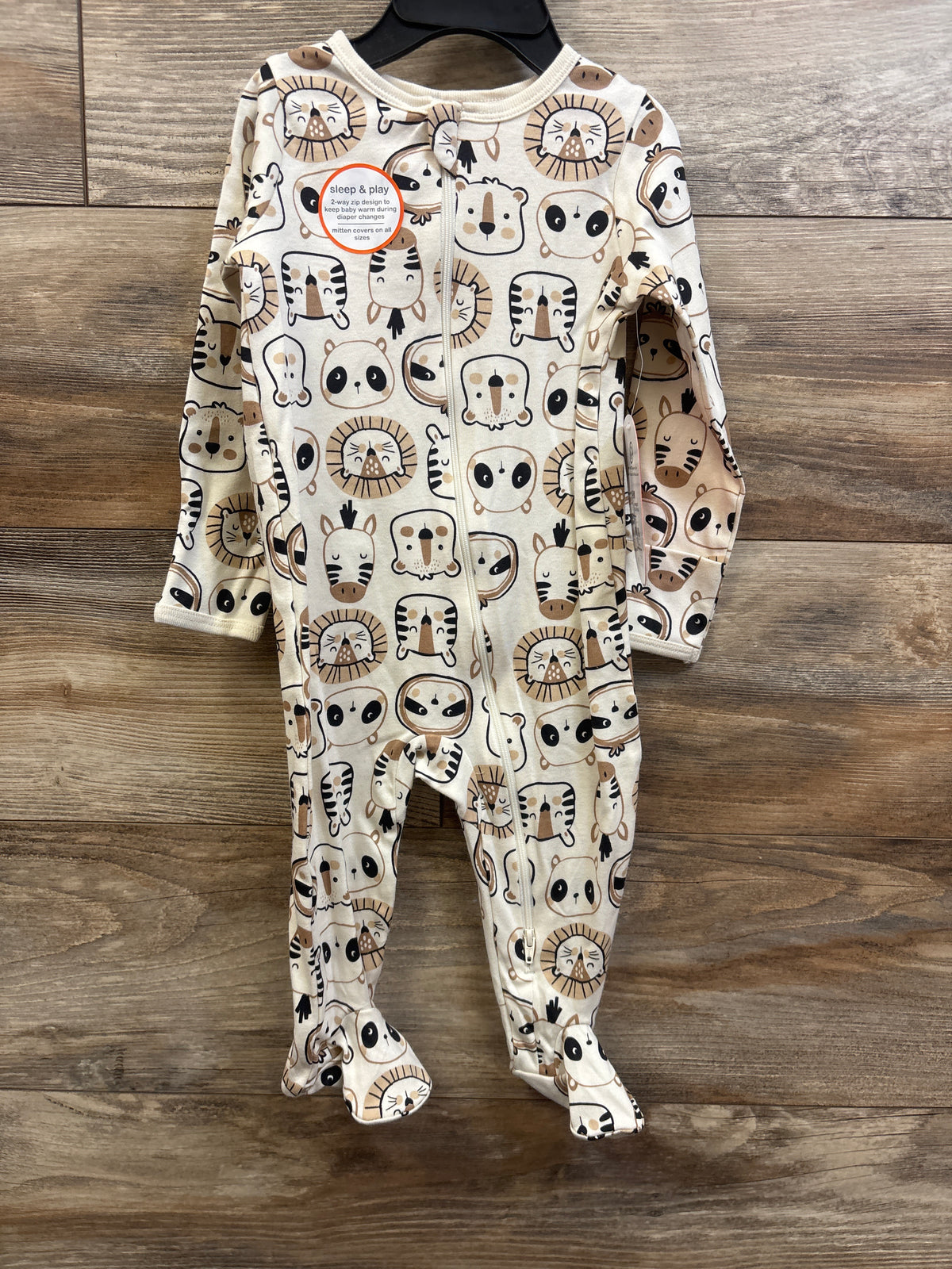 NEW Wonder Nation Sleeper Beige sz 6-9m