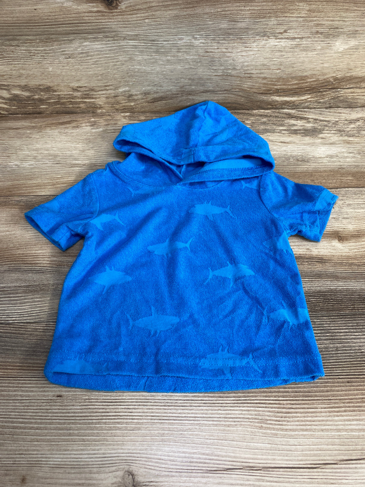 Banana Boat Hooded Terry Shirt Blue sz 12m