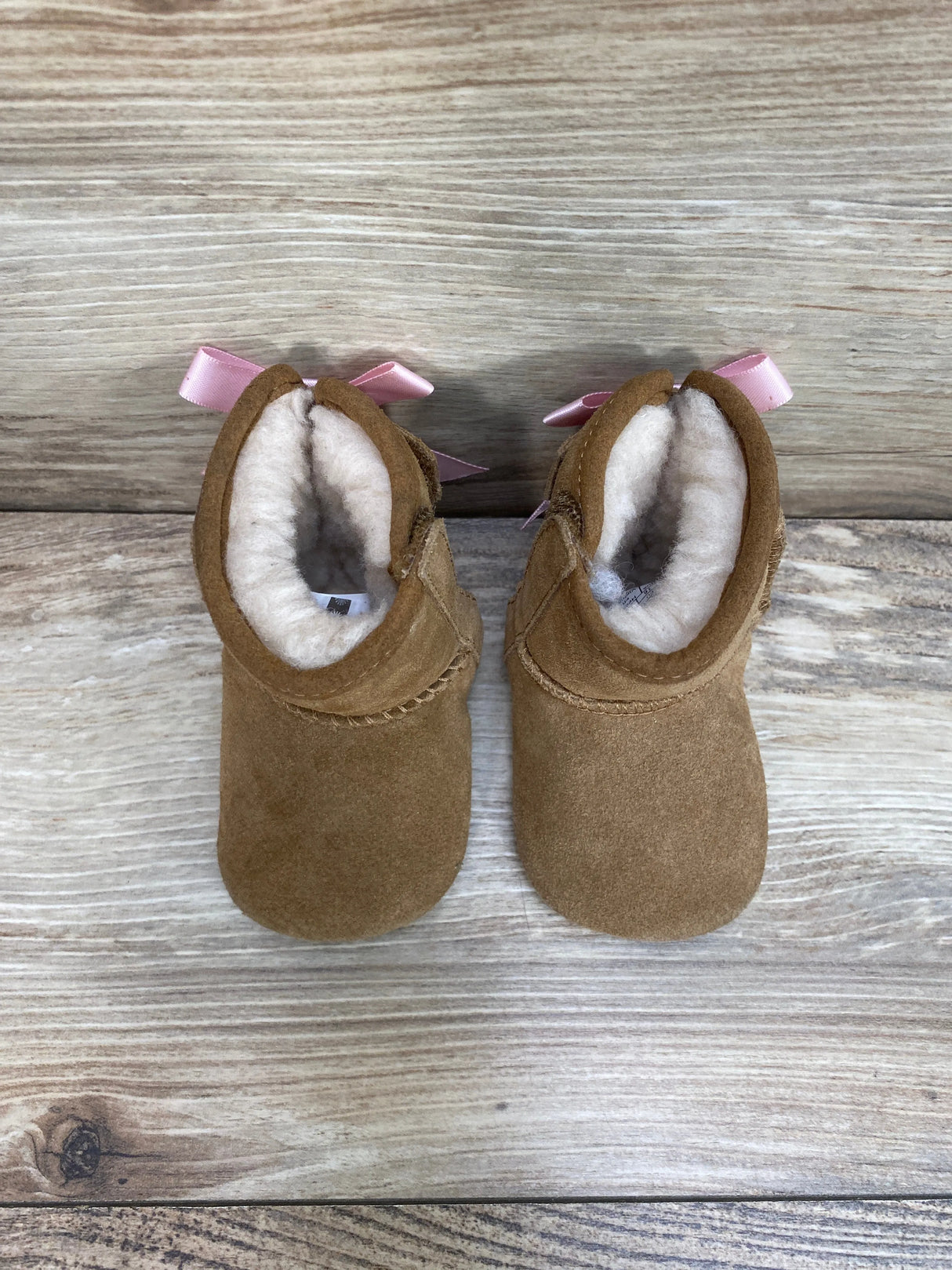 UGG Baby Jesse Bow Boot Chestnut Sz 0c/1c