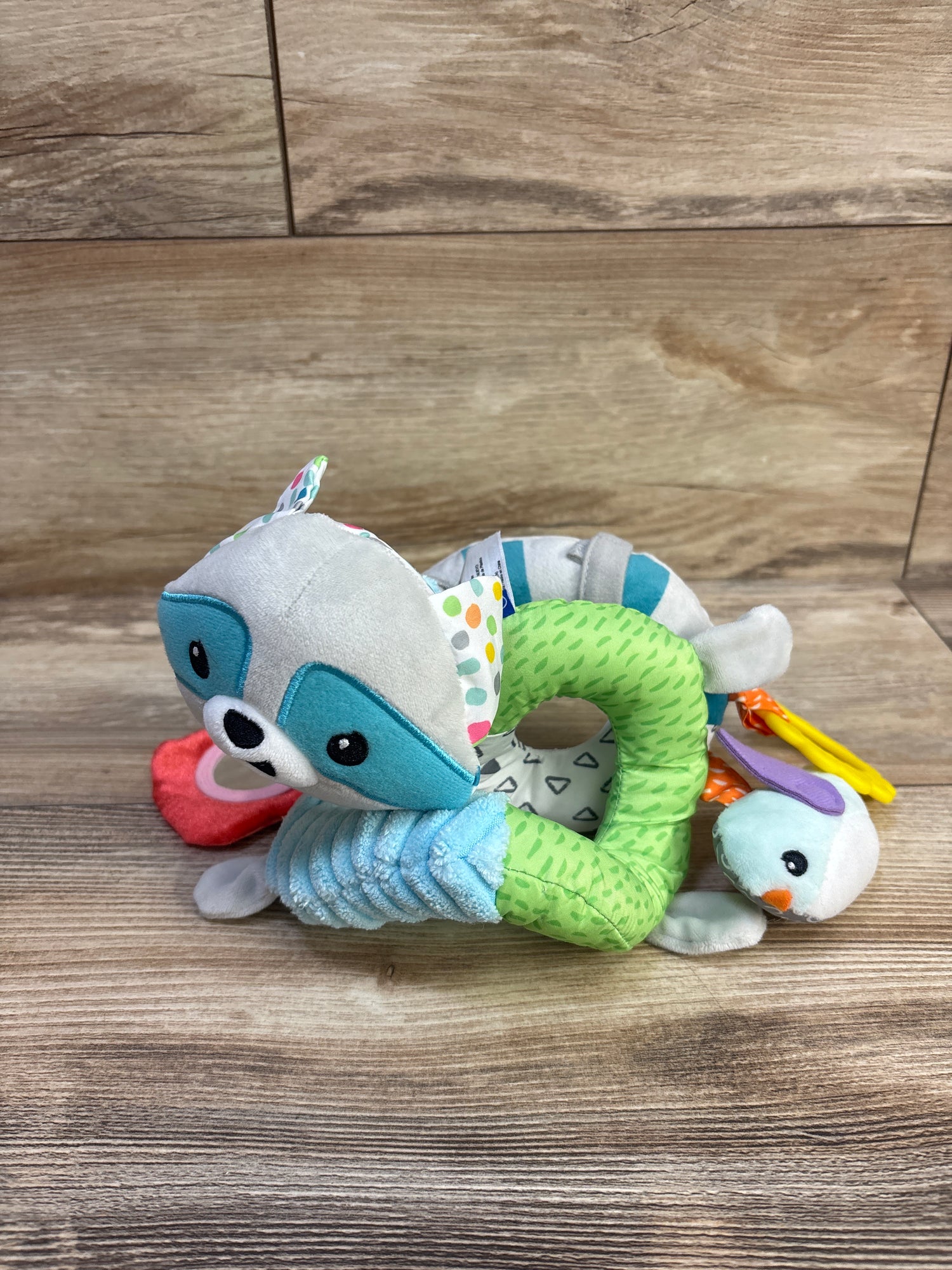 Infantino Racoon Spiral Activity Travel Toy