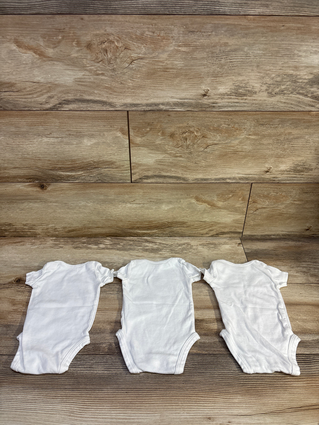 Just One You 3pk Bodysuits White sz Newborn