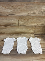 Just One You 3pk Bodysuits White sz Newborn