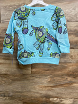 NEW Disney Toy Story Buzz Lightyear Sweatshirt Blue sz 2T