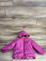 NEW Epic Threads Wonky Floral-Print Reversible Puffer Jacket Green 2T