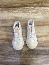 Vans Sk8-Hi-Zip Flower Shoes Ivory sz 6c - Me n Mommy To Be