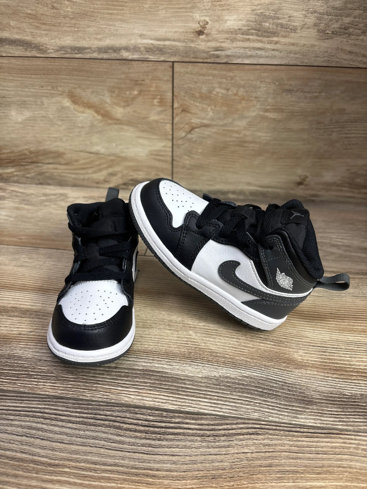 Air Jordan 1 Mid TD 'Iron Grey' Sneakers sz 8c