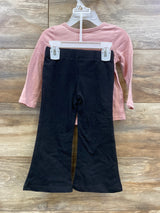 NWoT Disney Junior 2pc Minnie Mouse Shirt & Pants Pink sz 18m - Me n Mommy To Be