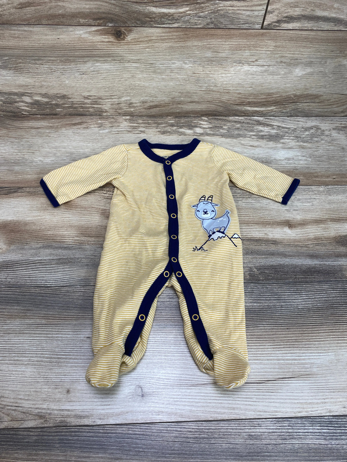 Carter's Striped Sleeper Yellow sz 3m