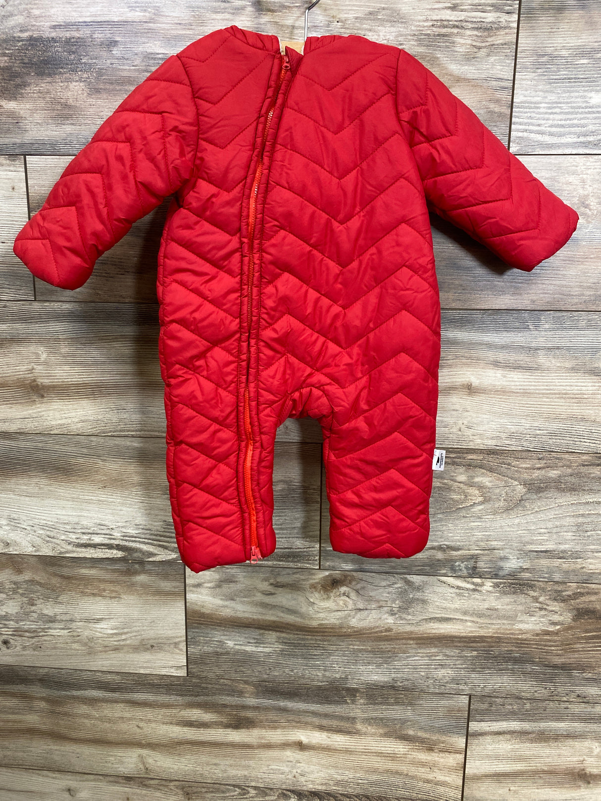Dingdong's Closet Hooded Snowsuit Red sz 12-18m