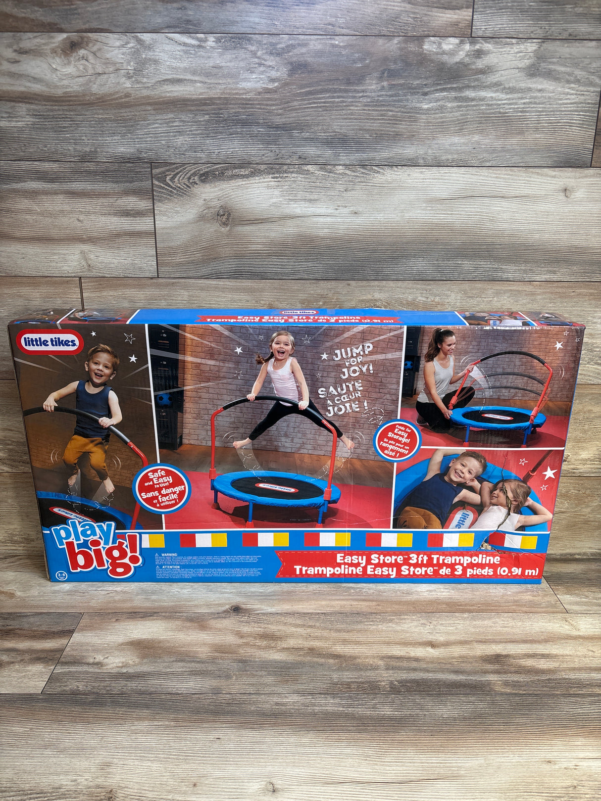NEW Little Tikes Easy Store 3' Trampoline