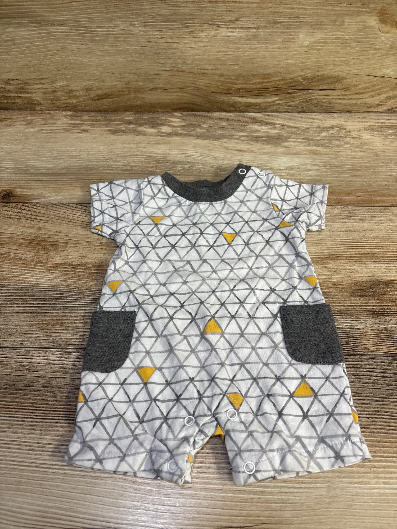 Sterling Baby Shortie Romper White sz 3m