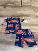Just One You 2pc Firetruck Set Navy sz 12m