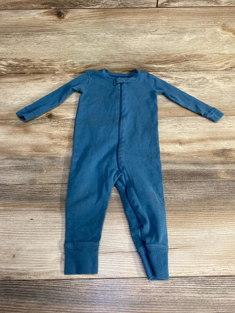 Primary Footless Sleeper Blue sz 9-12m - Me n Mommy To Be