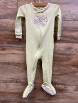 Carter's Sleeper Lime Green sz 24m