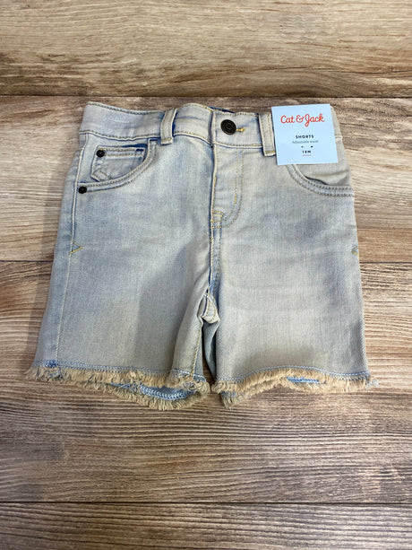 NEW Cat & Jack Denim Shorts Blue sz 18m - Me n Mommy To Be